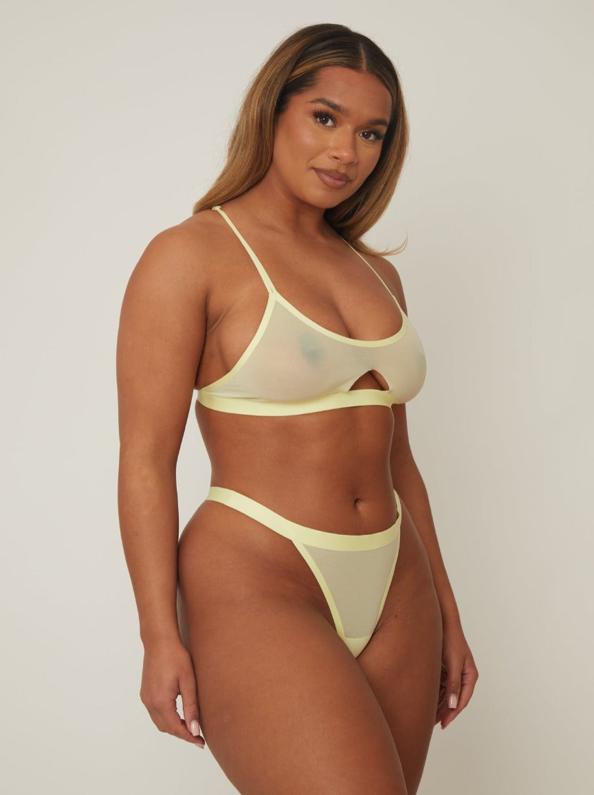 Sunnie Bralette : Lemon Yellow